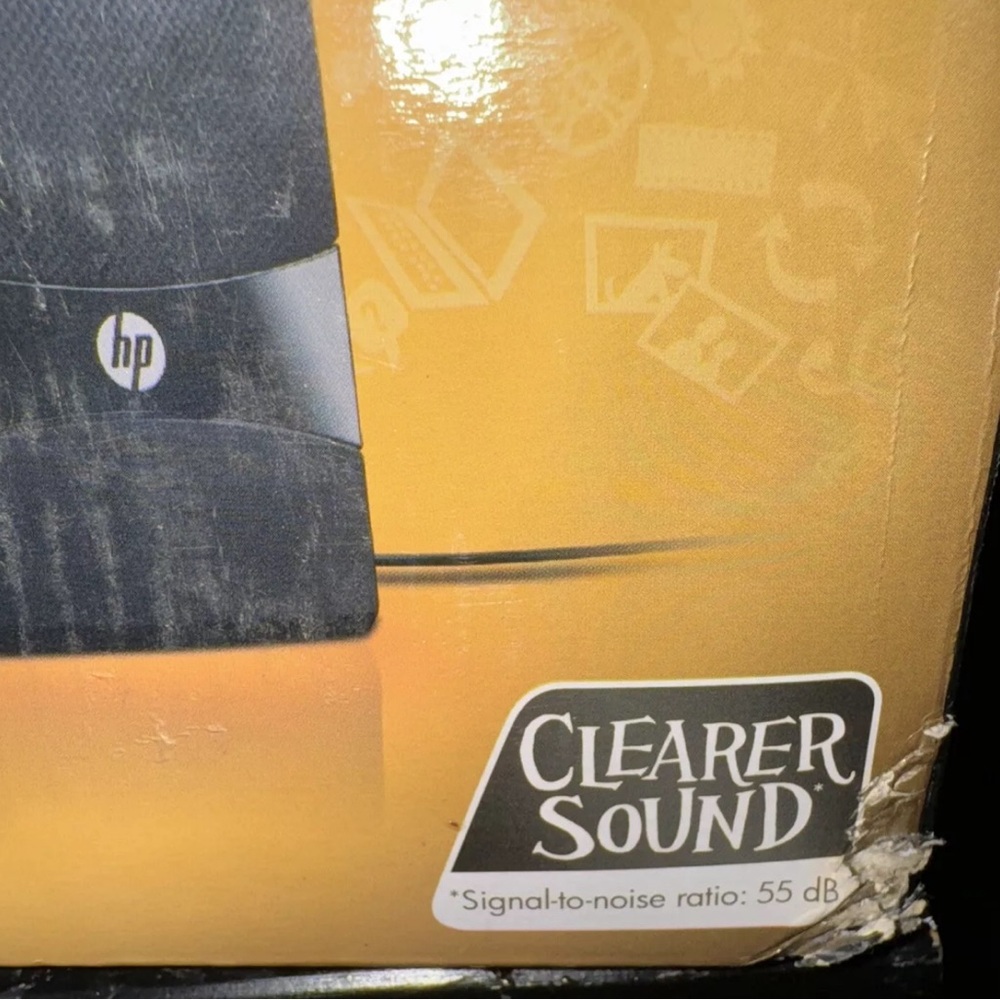 HP Multimedia Computer Speakers Set GL313AA In Original Box Tested - Picture 2 of 12